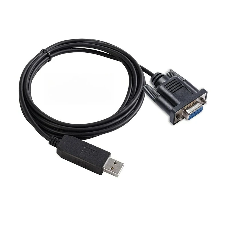 FTDI FT232RL USB to RS232 Serial Converter DB9 Female Cable Standard Pinout/Null Modem for Windows 7/8/8.1/10 Mac Android Linux