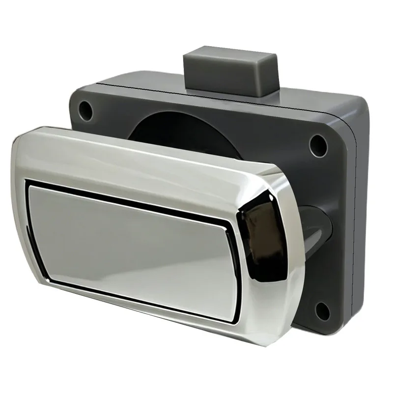 RV Accessories, Furniture Cabinet Drawer Lock RV Shockproof Cabinet Lock, Bar Rounded Corner Button Lock