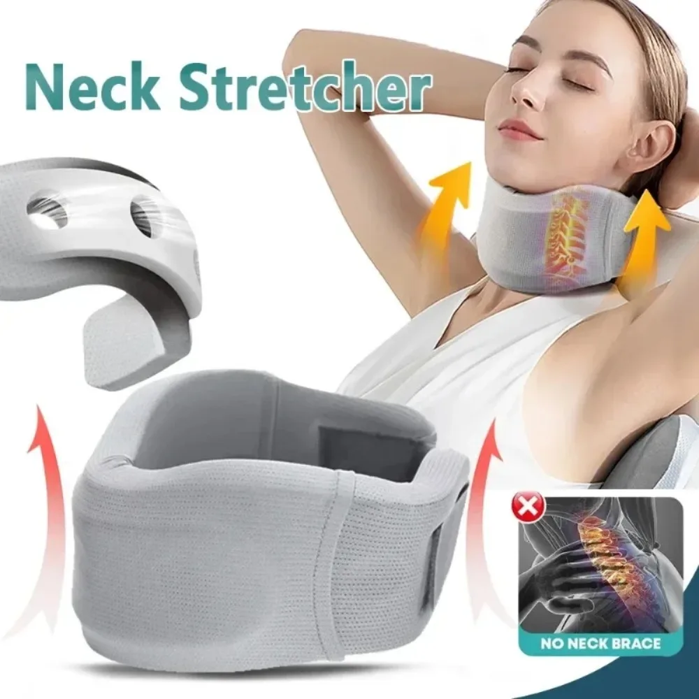 

Medical Neck Cervical Traction Device Necks Orthopedic Pillow Collar Cervical Stretcher Spine Protector Pains Relief Health Care