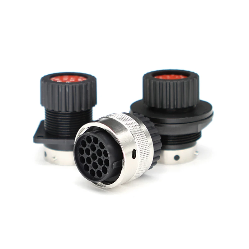 192900-0078 ITT نوع التوصيل الطيران الدائري موصل السيارات موصل مقاوم للماء 19 حفرة رأس الذكور