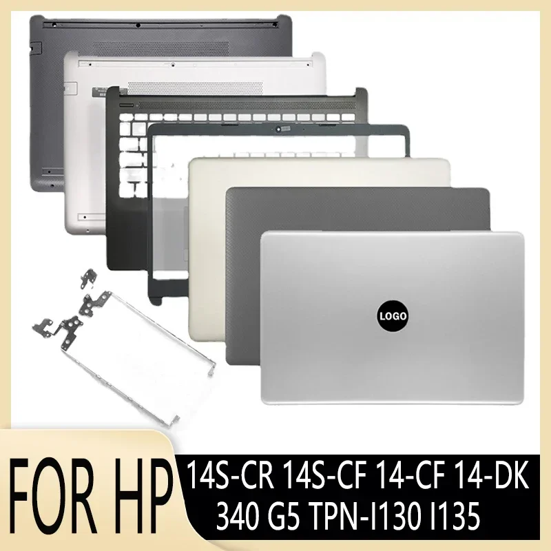 

New Laptop Case For HP 14S-CR 14S-CF 14-CF 14-DK 340 G5 TPN-I130 I135 LCD Back Top Cover Front Bezel Palmrest Bottom Shell