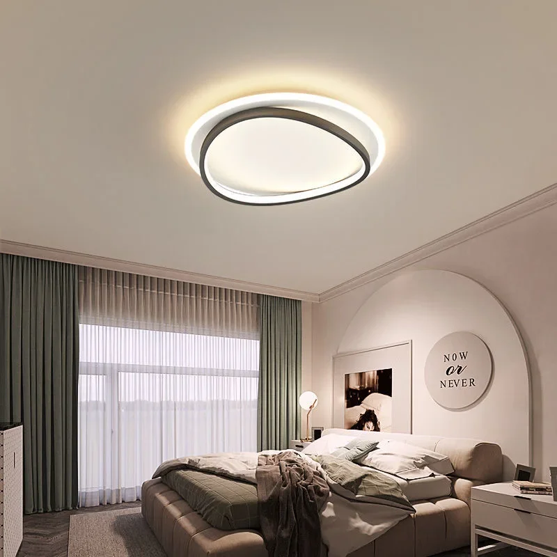 Plafonnier LED au design moderne simpliste, Luminaire décoratif de plafond, idéal pour une chambre à coucher, un balcon ou un salon, nouveauté 2022