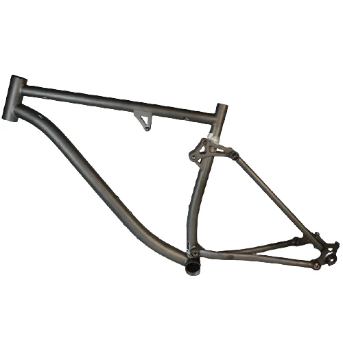Titanium MTB Bike Frames 27.5 Titanium Full Suspension For 26er And 29er Titanium Suspension Bike Frames Custom