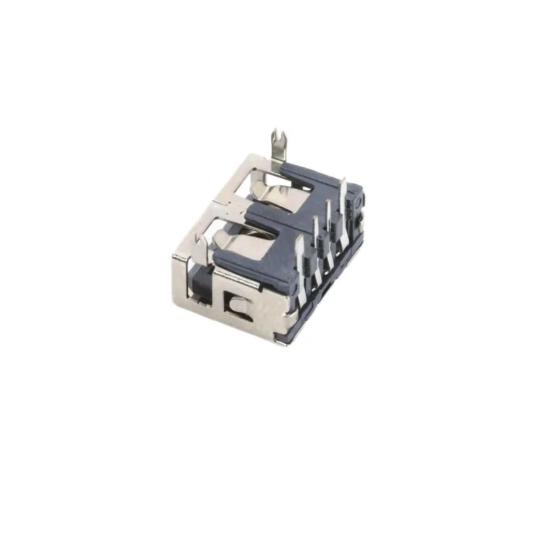 For usb female seat USB2.0 female seat short body 10.0 two-pin plug board height 6.5H high temperature resistant straight edge