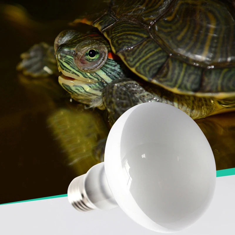 25/50/100W UVA+UVB Reptile Lamp Bulb Turtle Basking UV Light Bulbs Heating Lamp Amphibians Lizards Temperature Controller 220V