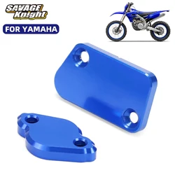 Motorcycle Front Rear Brake Fluid Reservoir Cover For YAMAHA WR 250F 250R 250X 450F Brake Master Cylinder Cap WR250 WR250F WR450
