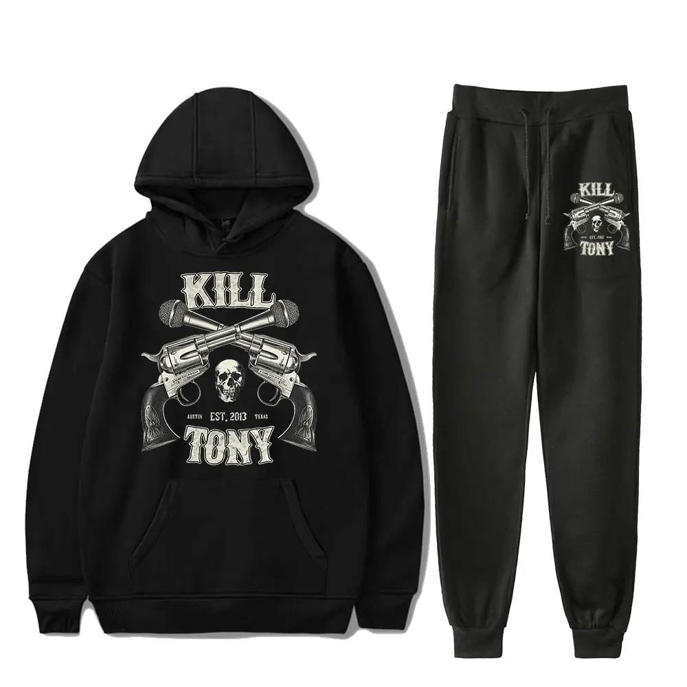 Kill Tony 60 Seconds To Kill Vintage 90s PULLOVER Fashion Merch Hoodies Set Men Women Hoodies Pants Sports Two-Piece Pullover