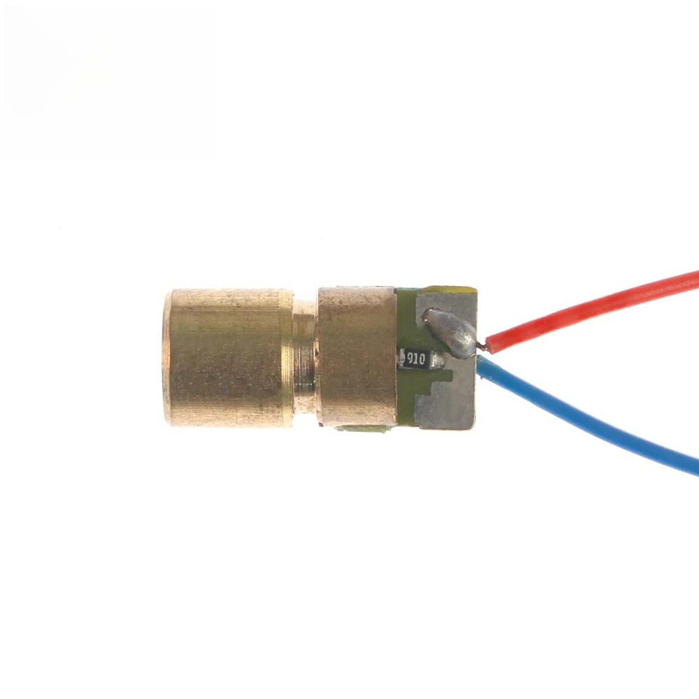 1-10pcs Laser Pointer Diode 650nm 5mW RED Dot Laser Diodes Module 5V Pointer Sight Copper Head Industrial Class