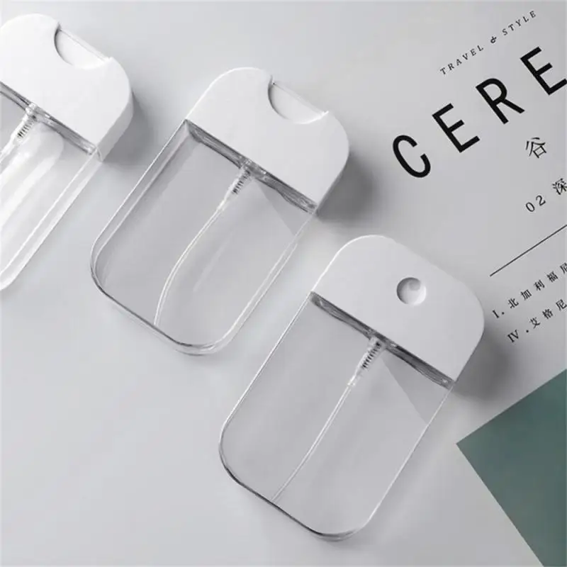 1PC 20/50ml Portable Mini Transparent Spray Bottle Refillable Hand Sanitizer Alcohol Spray Bottle Travel Cosmetic Container