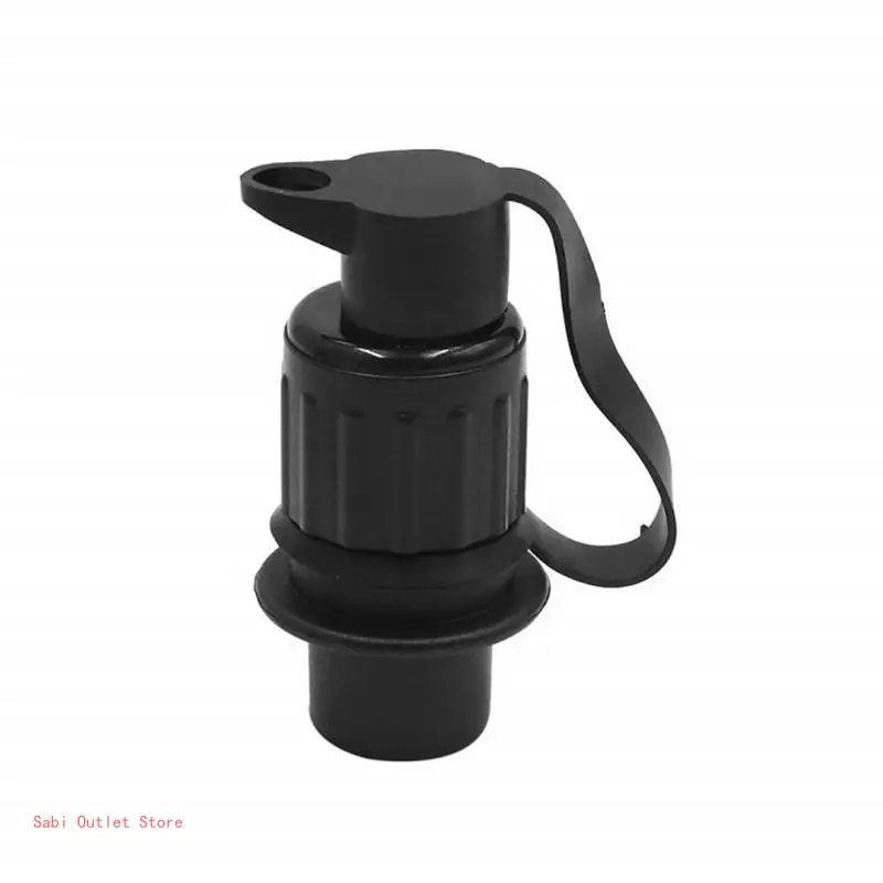 12V 3pin Rated Black Plug and Socket for Lorries RVs for Cars Boats DIN 9680