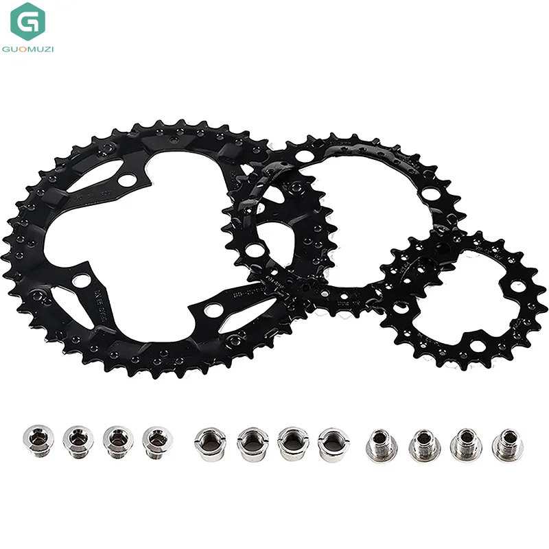 BUCKLOS Bicycle 104BCD Chainring 3x9S 22T/32T/44T Mountain Bike Chain Ring Durable 104/64BCD Triple Chainring Set Cycling Parts