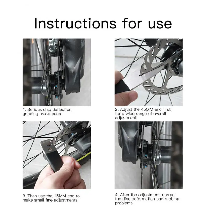 Disc Brake Correction Rotor Alignment Truing Brake Pad Disc MTB Brake Correction Tools Wrench Repair Accessories