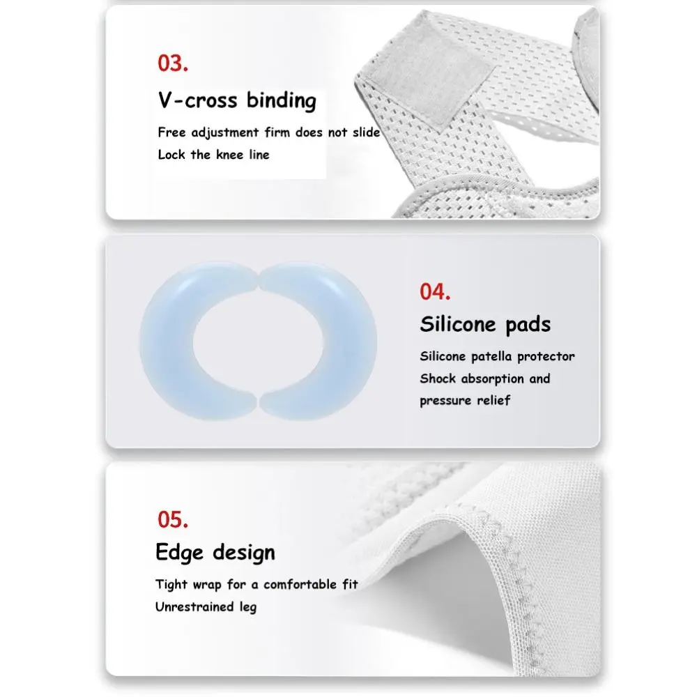 Supporting Knee Spring Supports Booster Pressure Climbing Suitable For Basketball Knee Brace Sports Knee Guard Strap Knee Pads
