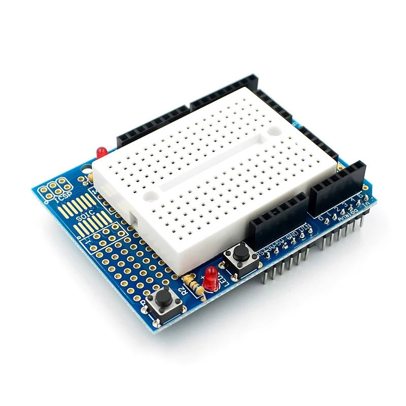 

1-100Pcs ProtoShield Prototype Extension Board with Mini Bread Board Plugin for Punching Suitable for UNO-R3