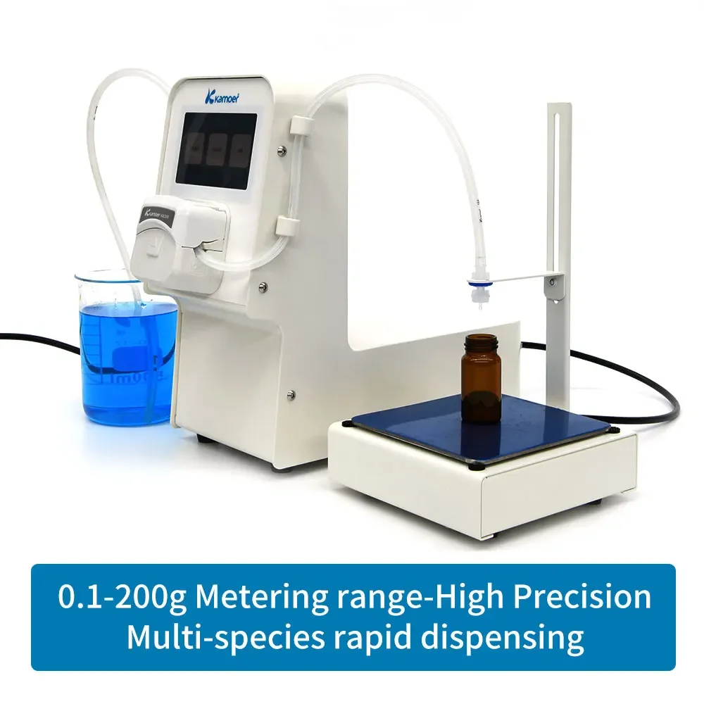 Kamoer Fast-A Filling Machine Automatic Peristaltic Pump High precision with Weighing Scale 0.1-200g Laboratory Metering Pumps