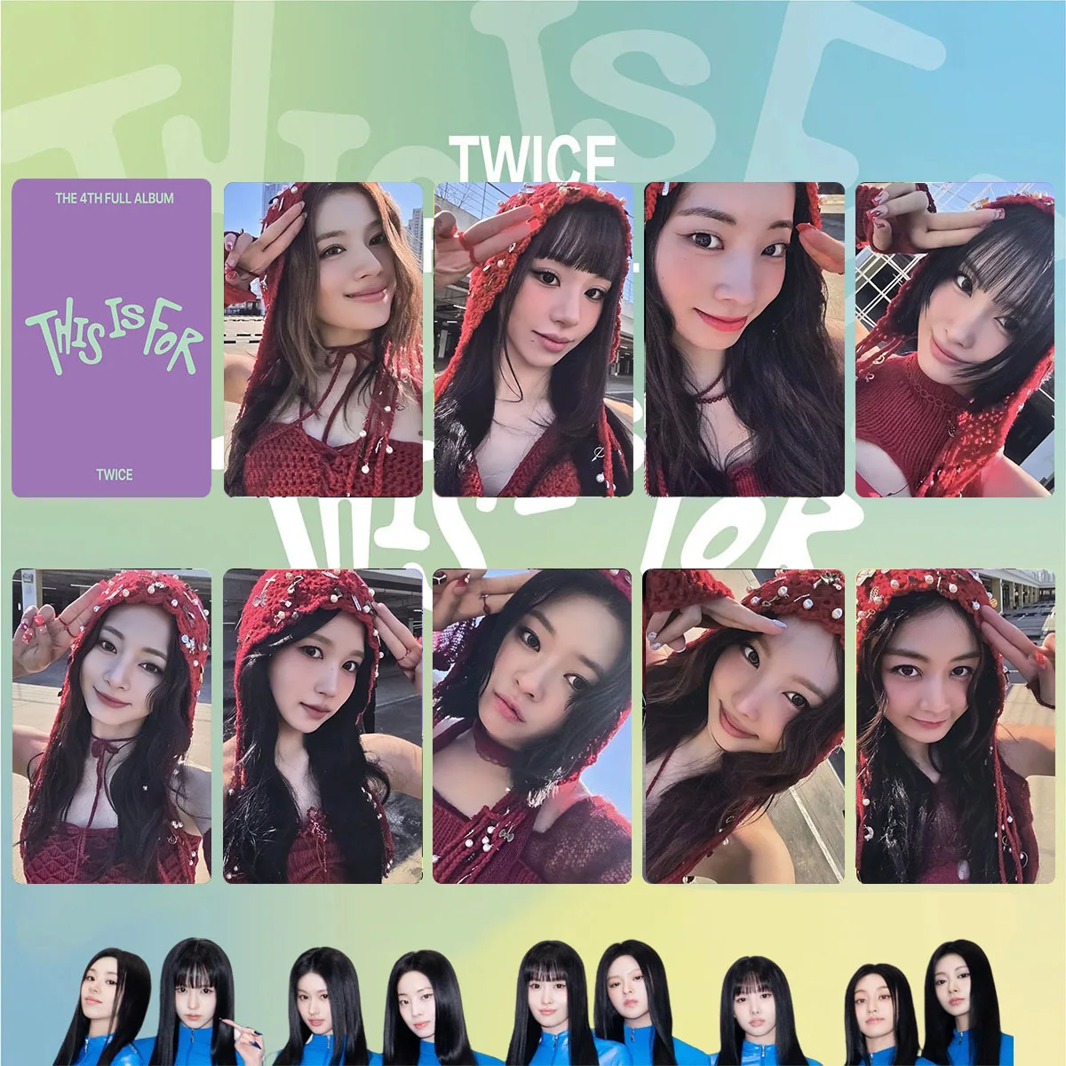 ألبوم Kpop South Korean Girl Group TWICE الجديد، هذا هو لبطاقات صغيرة محيطية، بطاقات خاصة، بطاقات صغيرة للعدو، SANA MOMO