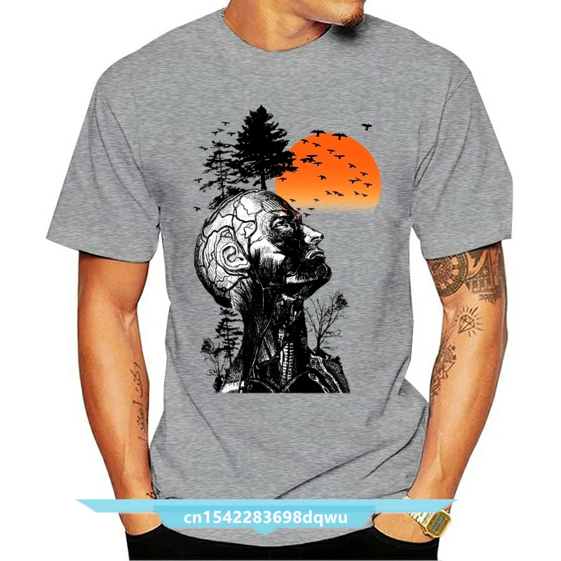 The Hangover Human Tree Men's T Shirt Vintage Custom Casual T-Shirt Crew Neck Tees Tops Top Tee Streetwear Mens Tshirt Ideas