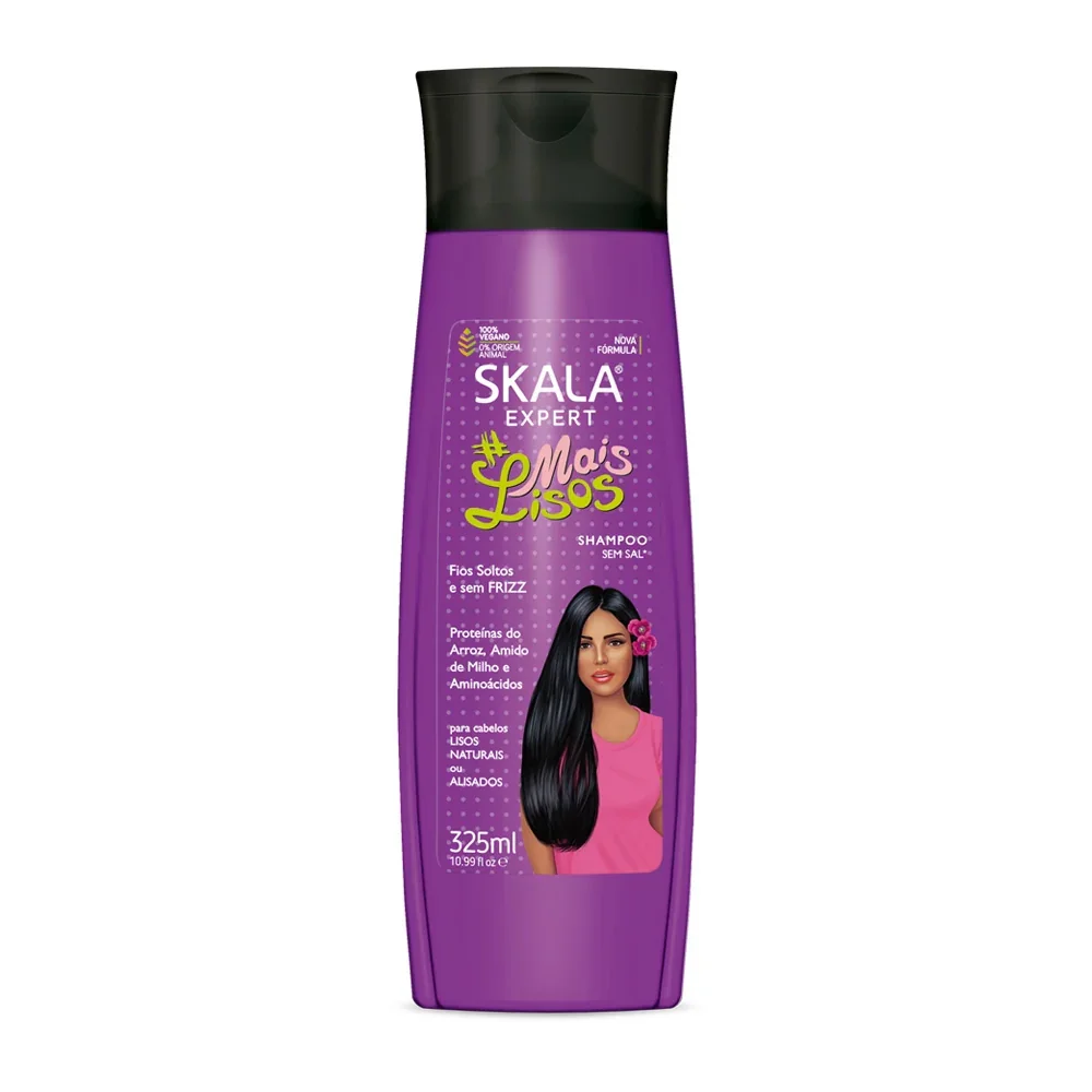 Champú Mais Lisos, Skala Expert, Efecto liso, sin frizz, vegano