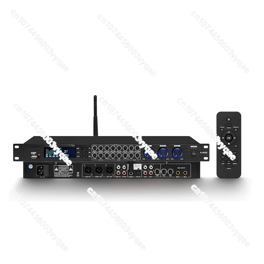 KTV pre-effect device karaoke microphone feedback anti-howling vocal reverb device