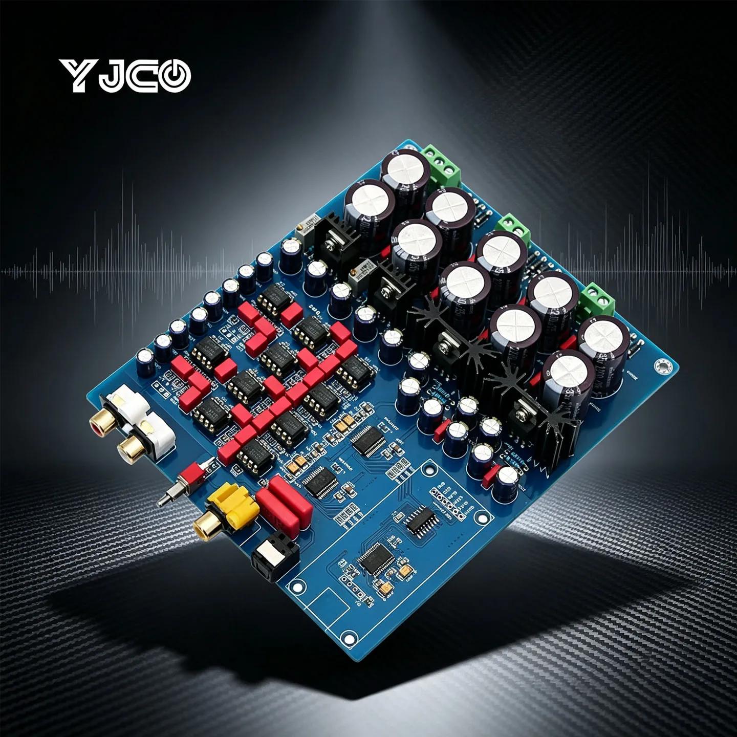 YJCO Dual Chip PCM1794+AK4113 HiFi DAC Audio Decoder Board Optical Coaxial Input 24Bit 192KHz NE5532 NE5534 Op Amp