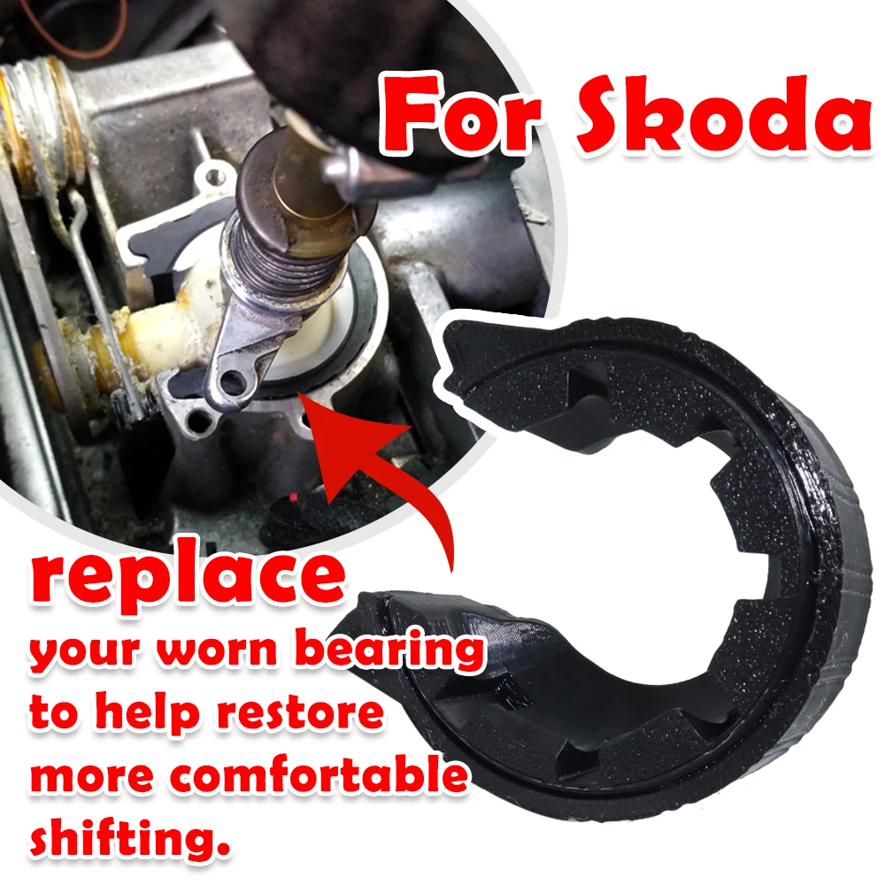 Shifter Bearing Shell For Skoda Fabia 6Y Octavia 1U 1Z Gearstick Lever Rod Damping Linkage Bush MT Insulator Ball Uper 1K0711699