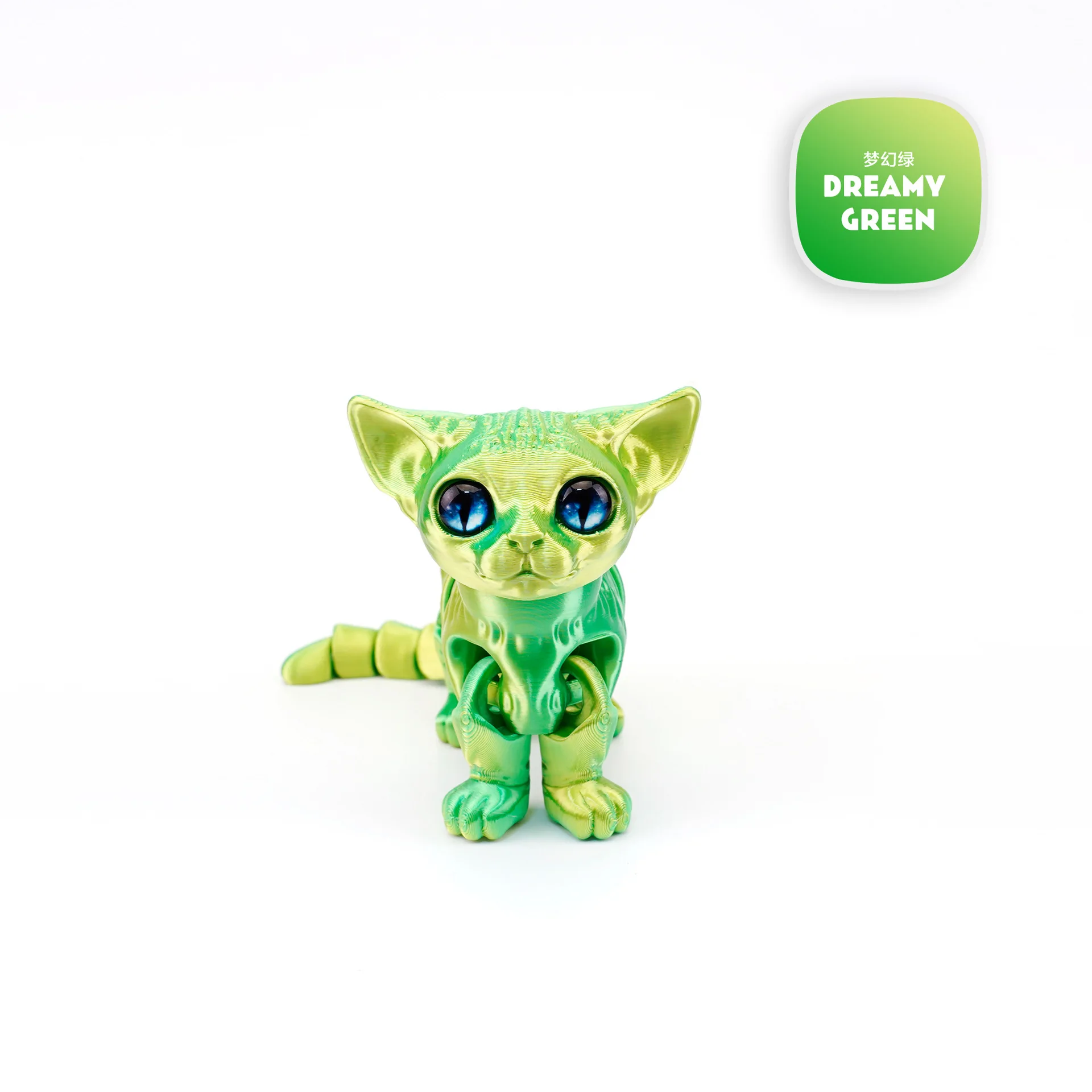 3D printing cute Siamese cat new cross-border explosive ornament figure model simulation toy new ornament animal