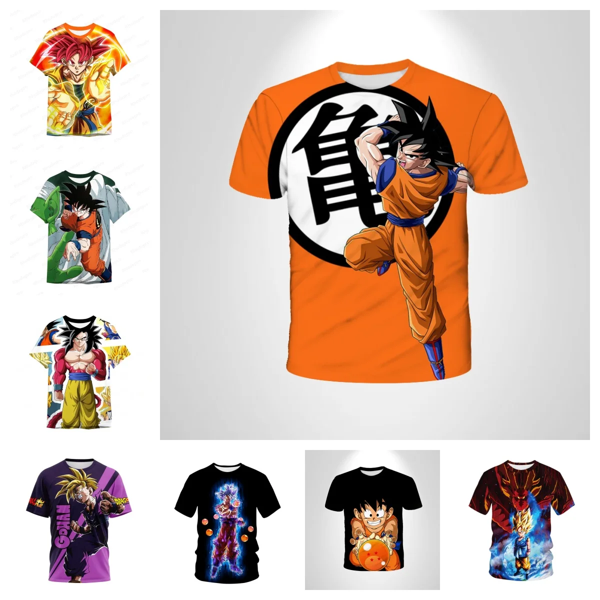 

Летняя быстросохнущая футболка Dragon Ball с короткими рукавами 2025, мужская и женская футболка Super Saiyan Wukong Vegeta, свободная мода Y2K