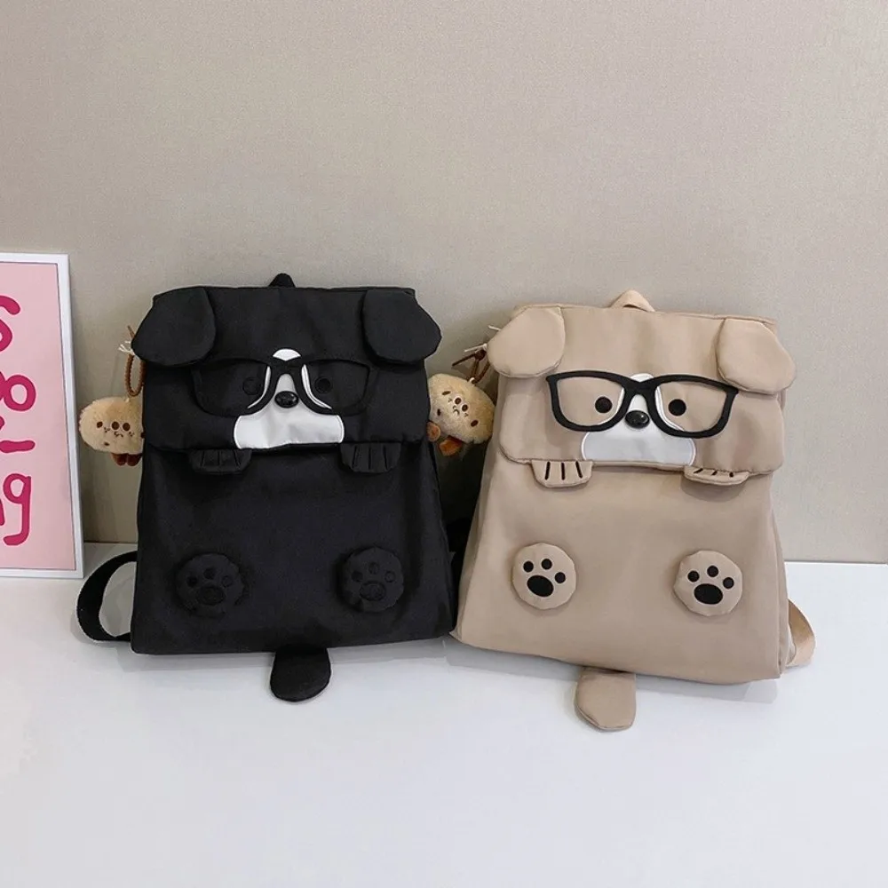 Cute Design Cat Backpack Cartoon Pattern Large Capacity Cartoon Cat Backpack Ugly Cute Style Large Capacity Backpack