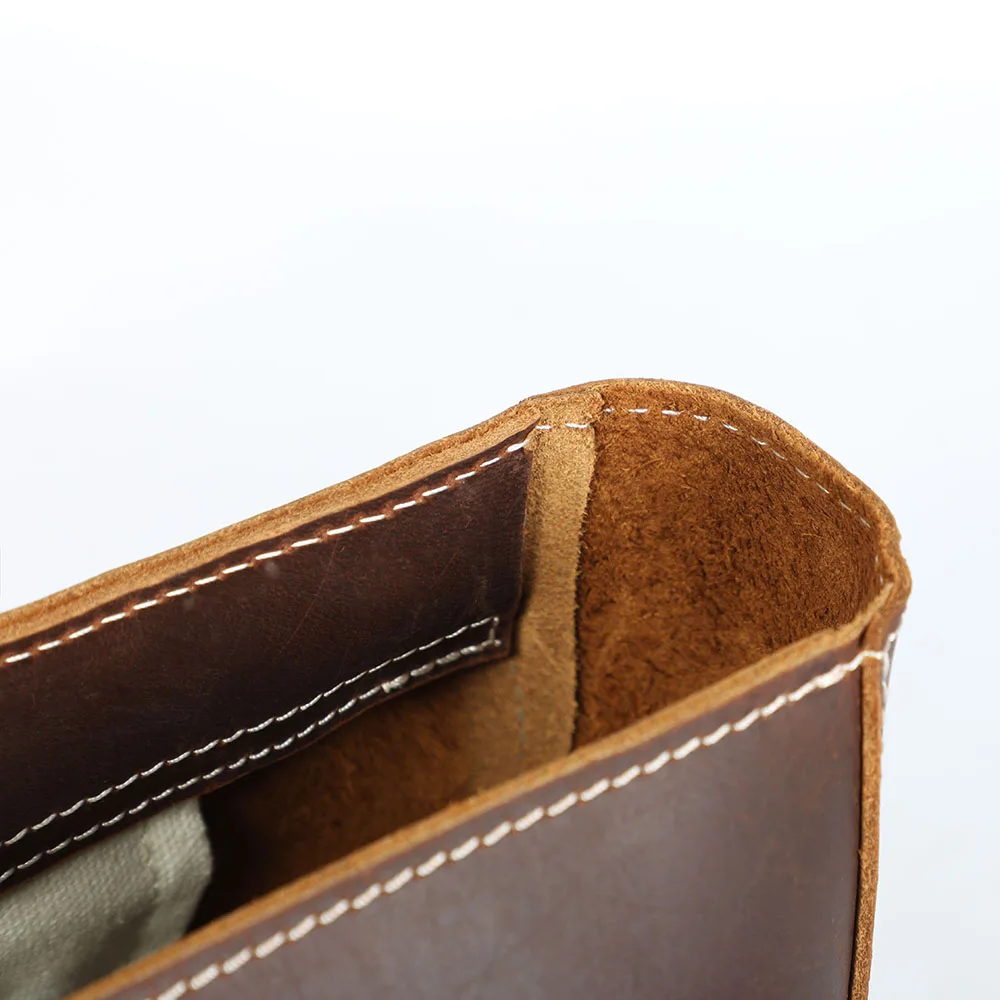 S.WORKER Vintage Echtleder Herren-Aktentasche 16" Laptop-Tasche Crazy Horse Leder Schultertasche Rindsleder Geschenkidee für Männer – Detail 21