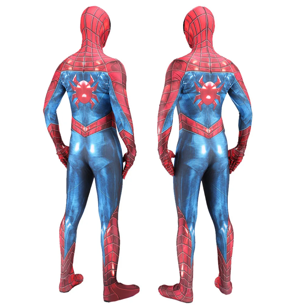 Komiksy PS4 wszystkie obce Spiderman przebranie na karnawał Halloween 3D Spandex superbohater Zentai garnitury Disfraces dla dorosłych dzieci