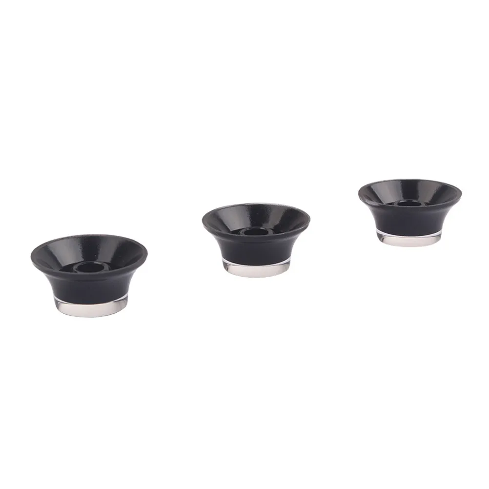 3Pcs Black Volume Knob Set for Electric Guitar Tone Control Knobs Guitar Accessories Premium Plastic Durability Chic