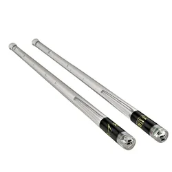 LED Light Up Drumsticks Jazz Drum Sticks 15 Gradient Colorful Lights USB Charging with ON/OFF Switch Drumstick Drum Set