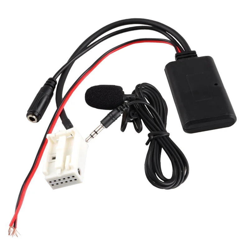 

Durable-Auto Aux-адаптер 12-контактный Bluetooth-совместимый адаптер AUX-In для проводов для BMW E60 E63 E64 E65 E66 E81 E82 E87 Запчасти