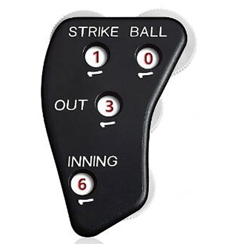 

Referee Baseball Clickers 4 Wheel Umpire Scorer Clickers Handheld Baseball Softball Game Counter JOME