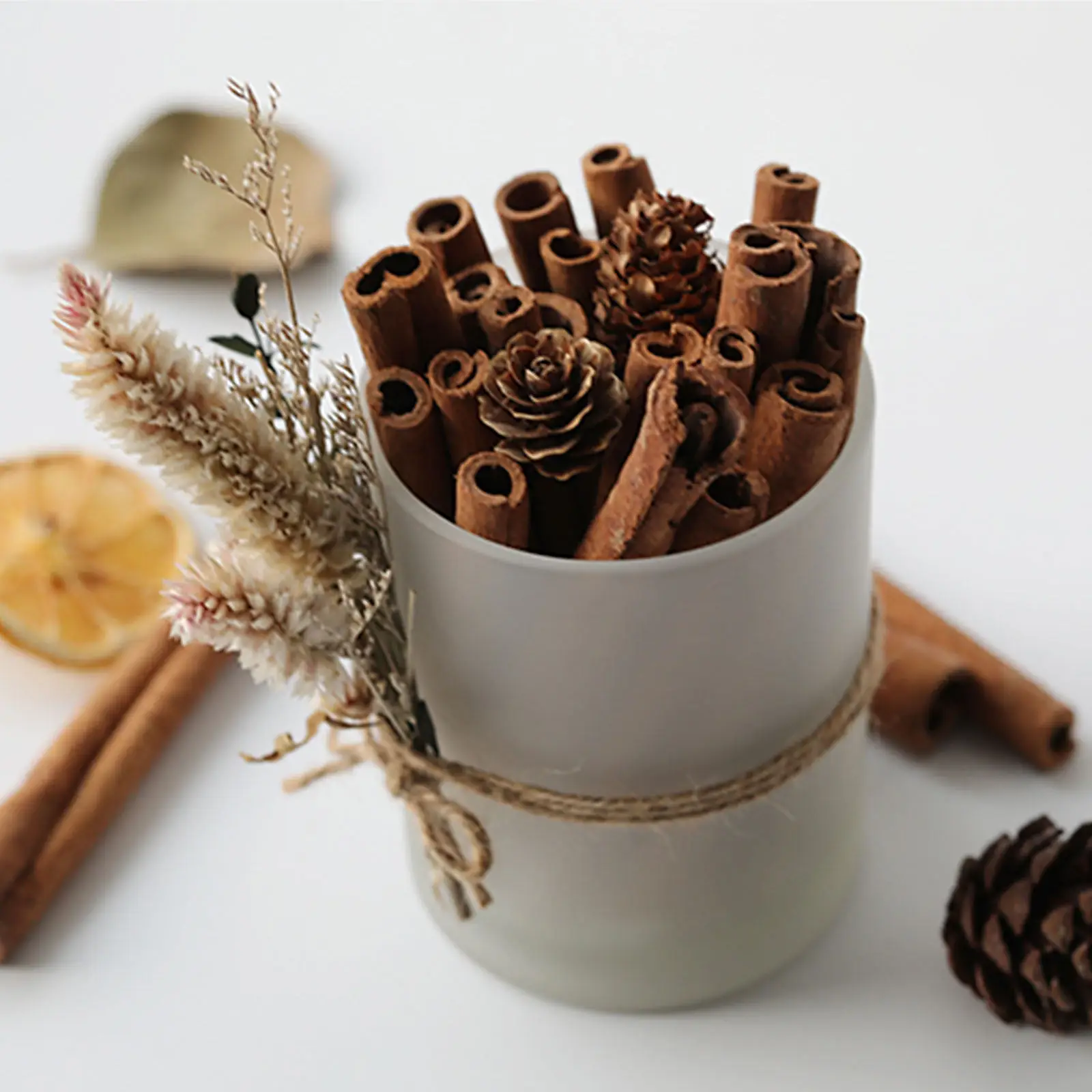 40G Cinnamon Sticks Diffuser Aromatherapy Stick Set for DIY Making Aroma Accessories Kitchen Study Bathroom Relaxing Mood