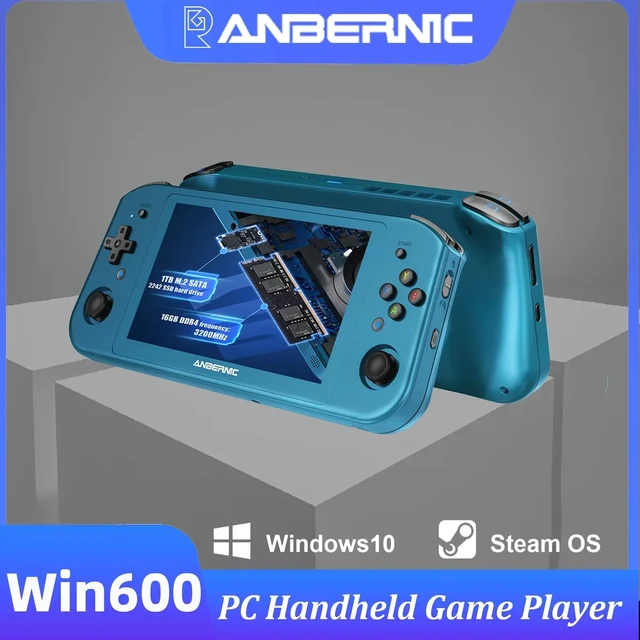 Anbernic-Win600ポータブルミニラップトップコンソール,win10 amdアスロンシルバー,3050e, 3020e, 8g,ddr4,スチーム  - AliExpress