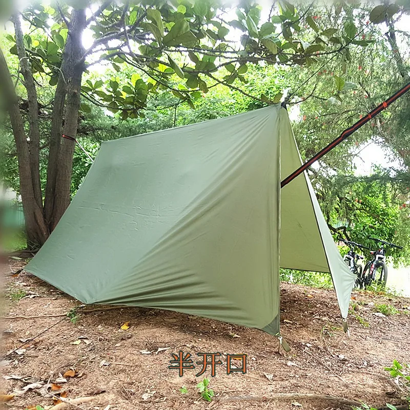 トラベラー-ブッシュクラフト-サバイバルシェルター、軽量防水タープ-キャンプ、ビバック、グランドシート、緊急用レインポンチョ