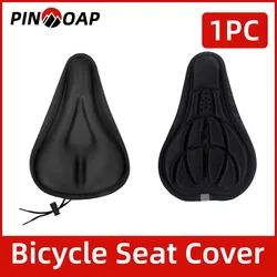 PINMOAP 1PC Bicycle Seat Cover Soft Comfortable Breathable Shock-Absorbing Outdoor Riding Seat Cushion Riding Accessories