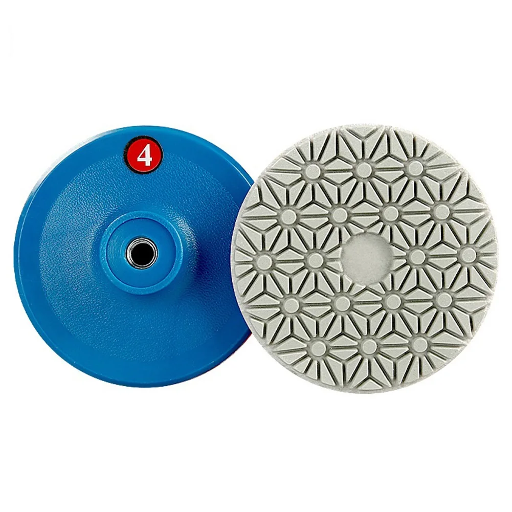 Stone Polishing Grinding Wheels Polishing Projects 100mm Diameter 4mm Thickness Efficient Polishing Performance For Concrete