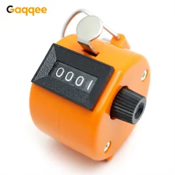 4 Digit Number Mechanical Digital Counter Plastic Shell Hand Finger Display Manual Counting Multiple Colors MIni Tally Counter
