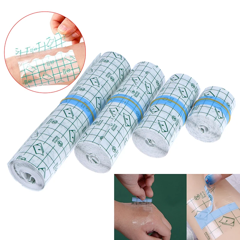 5m Waterproof Protective Tattoo Healing Film For Aftercare Bandage Transparent Skin Tattoo Healing Repair Film Wrap Roll 