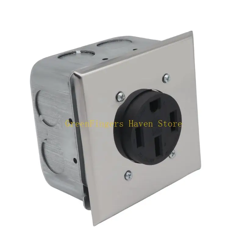 

F68D Commercial Grade 50A Electrical Receptacle Installation Package Metal Component