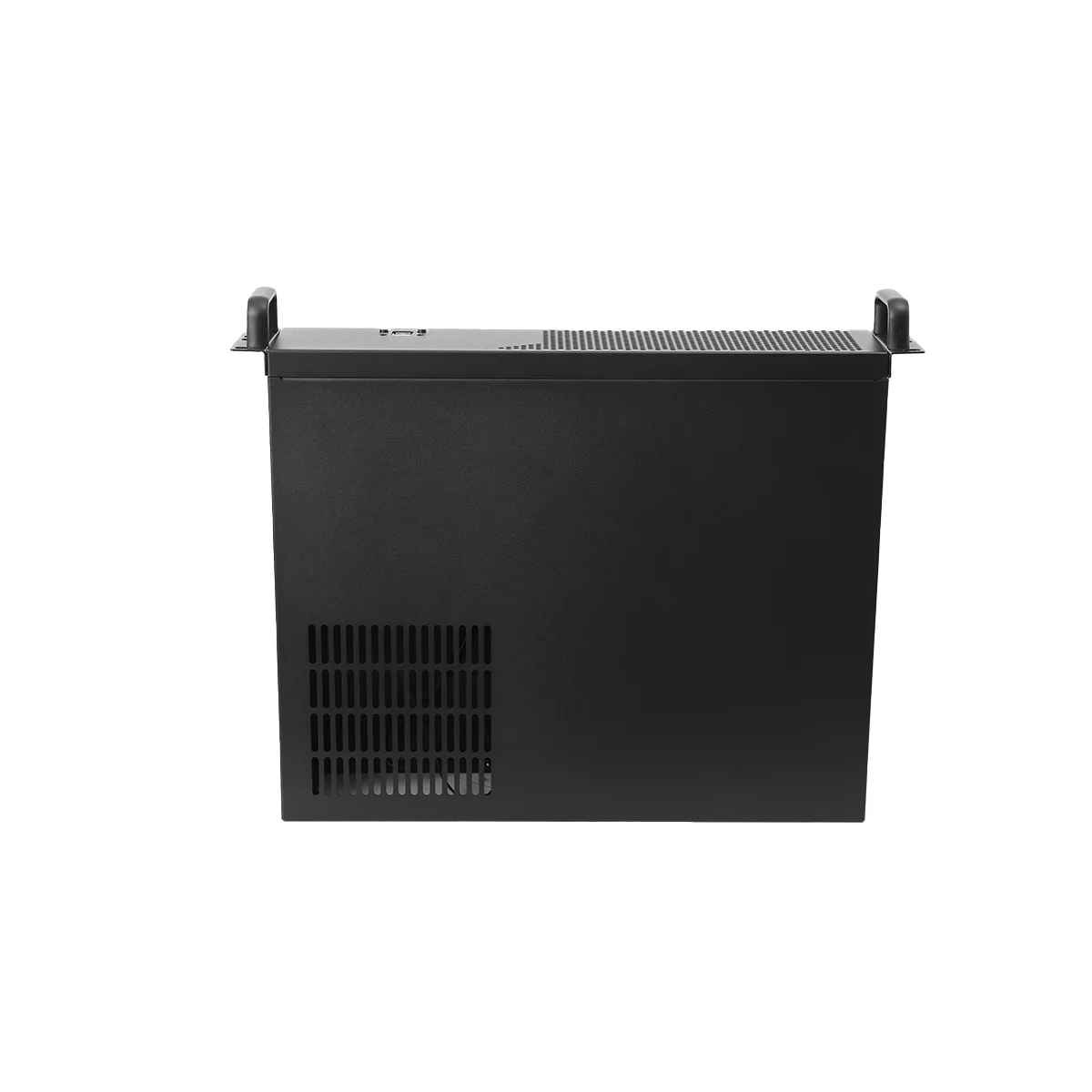 2U Chassis Aluminum Panel Ultra Short Industrial Control Server Chassis Data Storage Motherboard Server Case