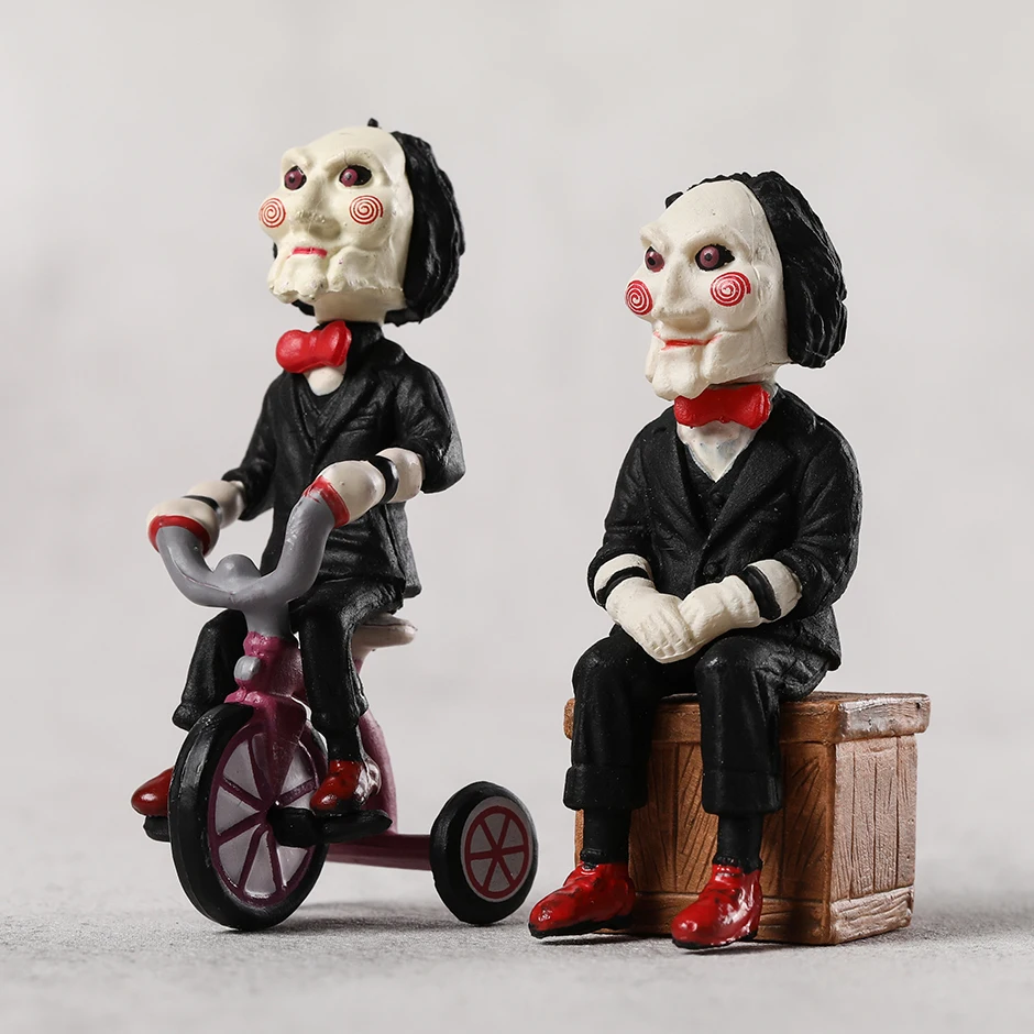 Horror Movie Saw Billy Mini Figure Thriller Dolls PVC Model Toy
