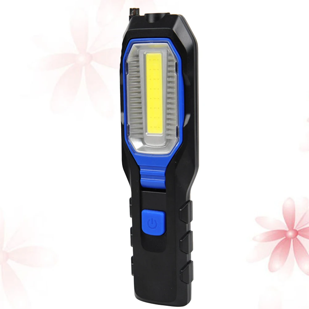 LED Work Light COB Inspection Torch Portable Magnetic Flashlight Adjustable Beam Angle Power Display Emergency Lamp Car Repair