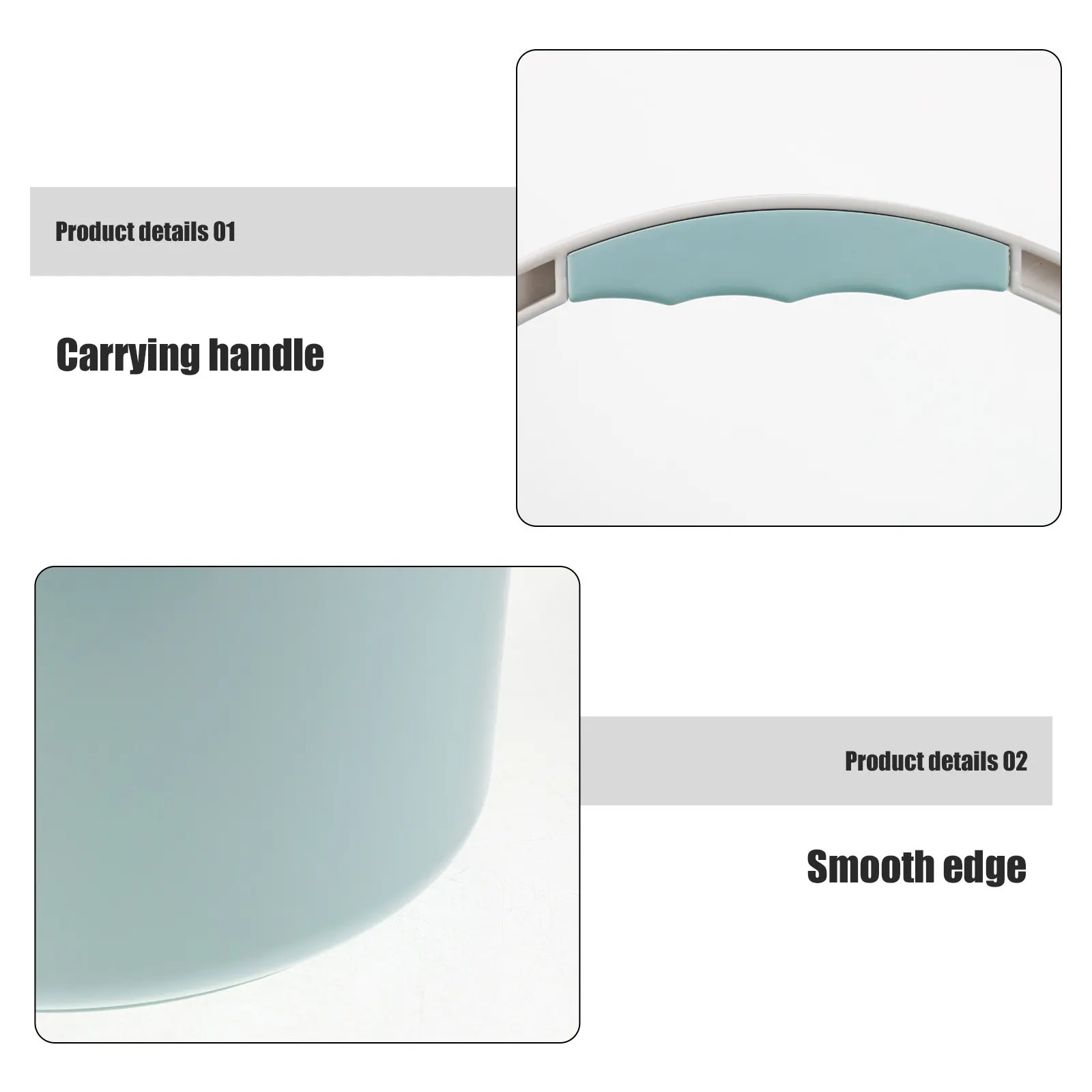 

Портативный туалет для пожилых людей и людей с ограниченными возможностями: гладкие края, герметичная крышка, легкий, для дома и больниц