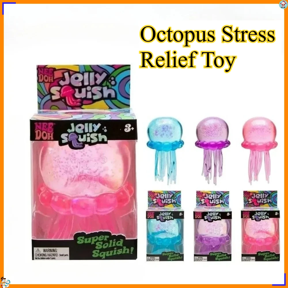 2026 Confirmed Needoh Fuzz Ball Jellyfish Squishy Blind Box, Juguete Antiestrés y Antiansiedad para Apretar, Accesorio para Fiestas y Regalo, Venta al por Mayor