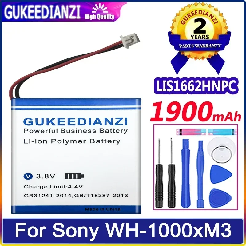 Batteries LIS1662HNPC (SP 624038) (WH-1000xM3) 1900mAh For Sony WH-CH710N/B WH-XB900 WH-XB900N WH-1000xM3 WH-1000MX4 Battery