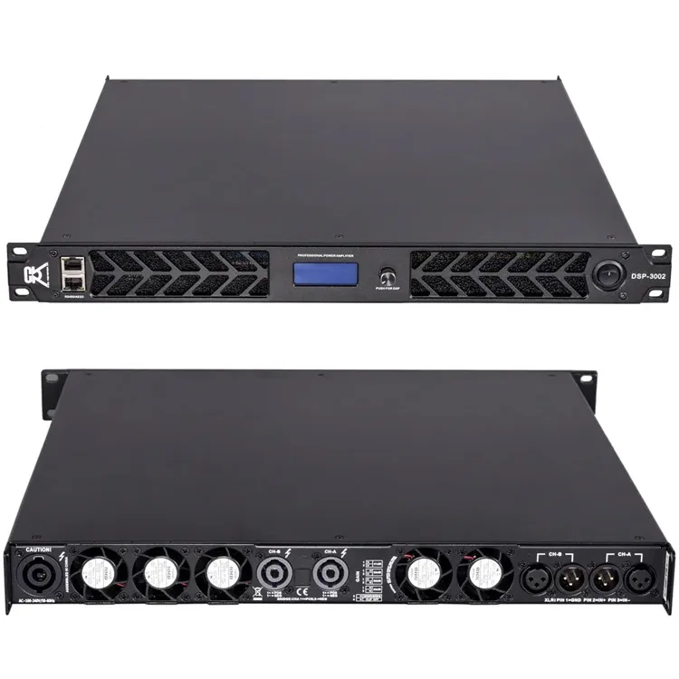 Cvr Amplifiers Dsp Amplifier Pro Audio Mixer Dj Power Amps DSP 3004