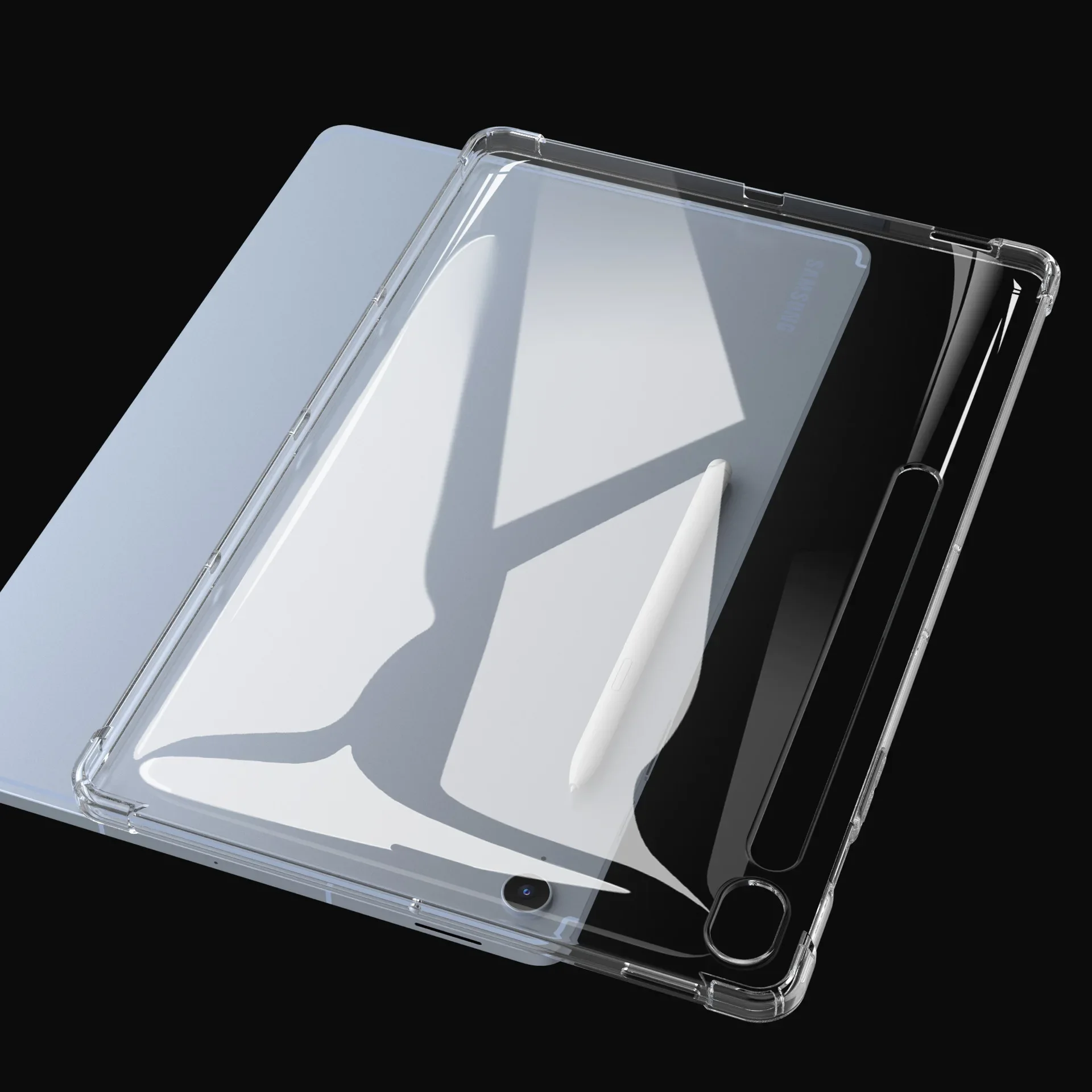 

Для Samsung Galaxy Tab S10 FE + S10 FE Plus 13,1 дюйма 2025 SM-X620 X626B чехол тонкий мягкий чехол из ТПУ